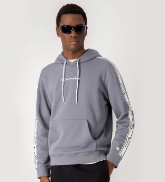 Champion Grey jacquard sweatshirt - ESD Store fashion, footwear