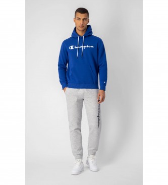 Champion Fleece sweatshirt blue logo fleece