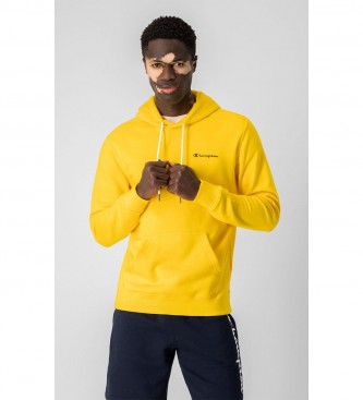 Champion Sweat-shirt à capuche jaune