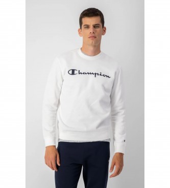 Champion White crew neck sweatshirt