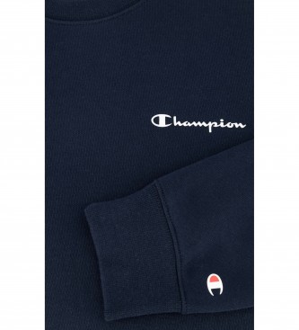 Champion Sweatshirt Fleece Fleece gesteppt navy Logo