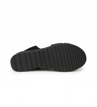 Chika10 Atenea 01 sandálias de couro preto