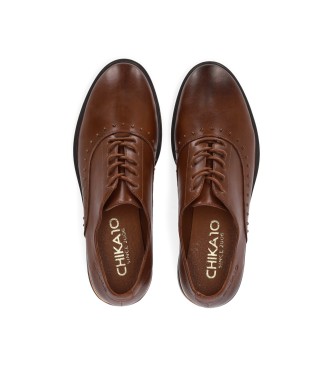 Chika10 Loafers Blossom 12 Brown