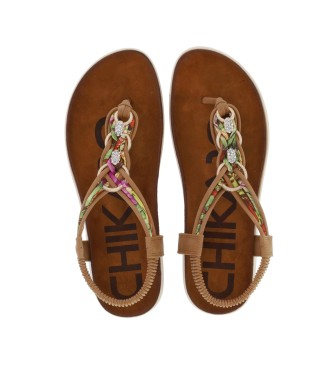 Chika10 Sandals Canelita 03 brown