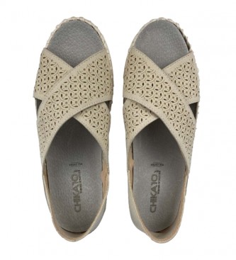 Chika10 Carmen 09 beige sandaler