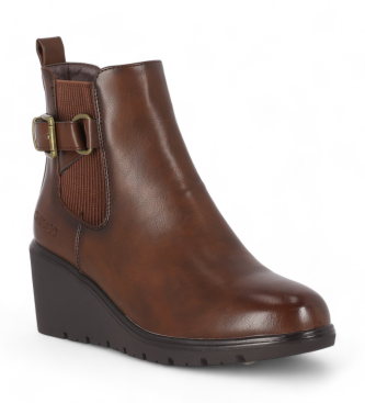 Chika10 Clakisa 01 braune Stiefelette