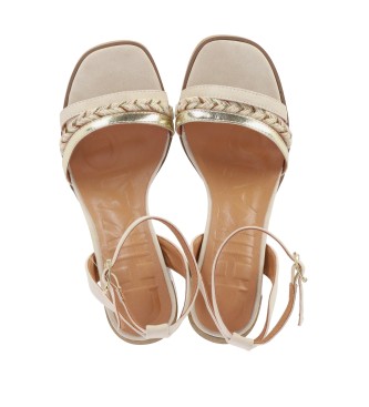 Chika10 Sandals Clarita 01 beige -Heel height 8cm
