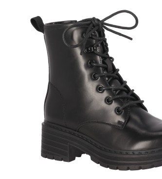 Chika10 Botas de tornozelo Dallas 01 Fe preto