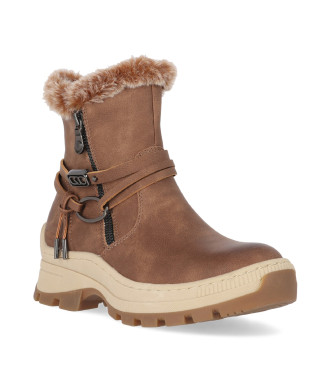 Chika10 Botas de tornozelo Frost 01 Castanho