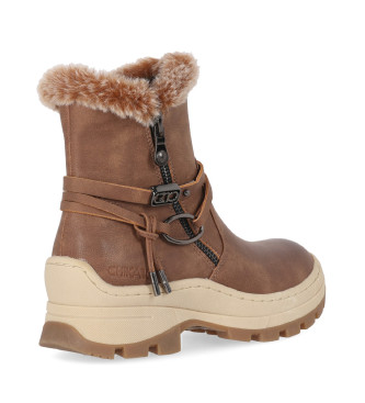 Chika10 Botas de tornozelo Frost 01 Castanho