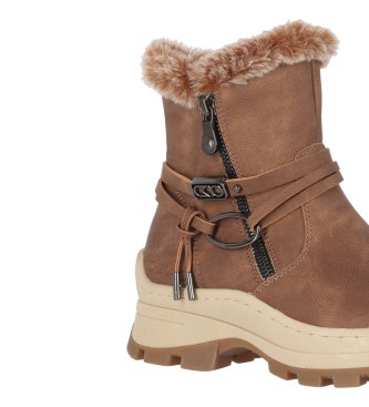 Chika10 Botas de tornozelo Frost 01 Castanho