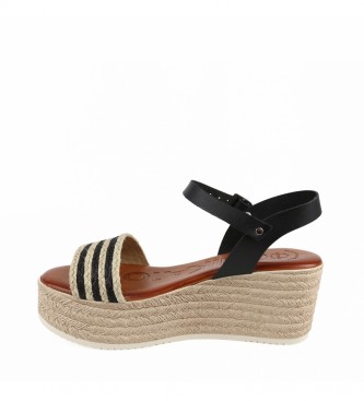 Chika10 Sandalias Floid 01 negro -Altura cuña + plataforma: 7 cm- - Tienda  Esdemarca moda, calzado y complementos - zapatos de marca y zapatillas de  marca