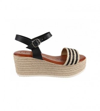 Chika10 Sandalias Floid 01 negro -Altura cuña + plataforma: 7 cm- - Tienda  Esdemarca moda, calzado y complementos - zapatos de marca y zapatillas de  marca