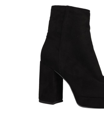 Chika10 Bottines en cuir Jasmin 06 Noir