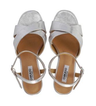 Chika10 Jolie 10 silver sandals -Height heel 11cm