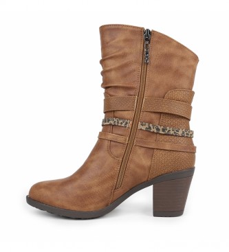 Chika10 Kurazo Boots 19 leather -Heel height: 7 cm