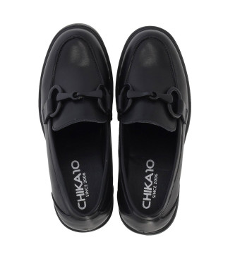 Chika10 Conde 01 leren schoenen zwart