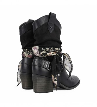 Chika10 Lily 12 boots black -Heel height: 7 cm
