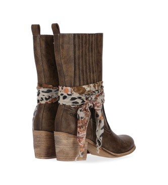 Chika10 Lily 21 Taupe Boots