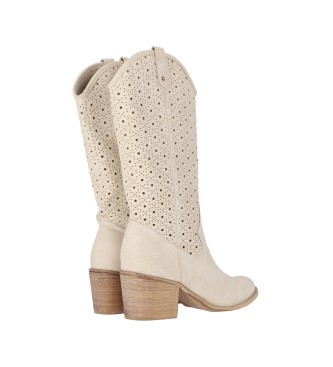 Chika10 Boots Lily 29 beige