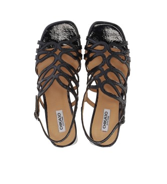 Chika10 Sandals Melania 03 Black