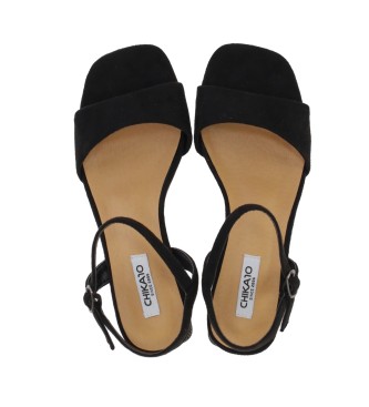 Chika10 Sandals Melania 04 Black