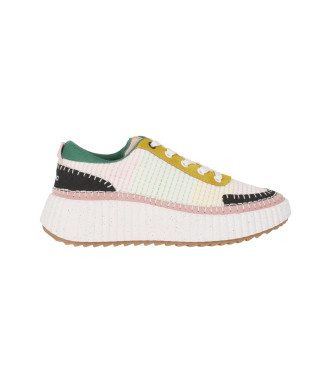 Chika10 Trainers Mow 01 wit, roze