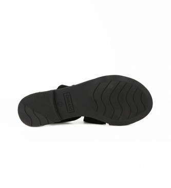 Chika10 Leather sandals Naira 03 black