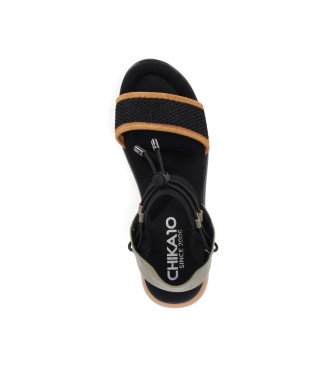 Chika10 Sandals New Agora 26 black