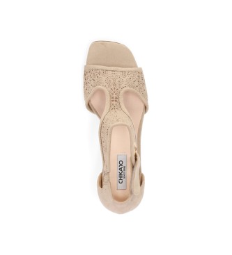 Chika10 Sandals New Amira 01 beige