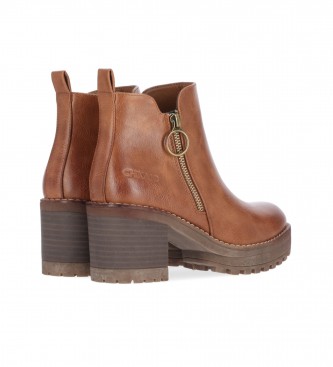 Chika10 Ankle Boots Pilar 15 Brown