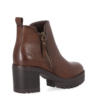 Chika10 Ankle Boots Pilar 21 Brown