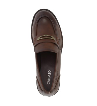 Chika10 Pilar 23 brown shoes