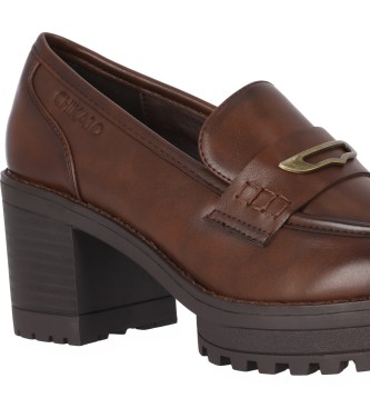 Chika10 Pilar 23 brown shoes