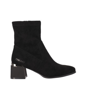 Chika10 Popi 01 ankle boots black -Heel height 6cm