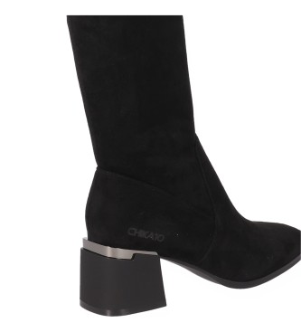 Chika10 Boots Popi 02 black -Height heel 6cm