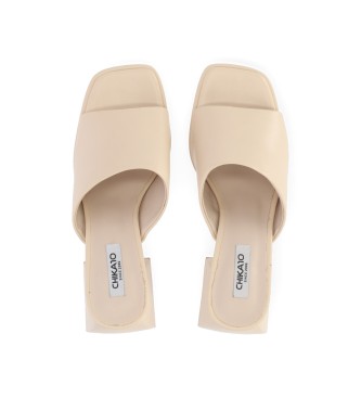 Chika10 Pum 02 beige sandals -Heel height 8cm