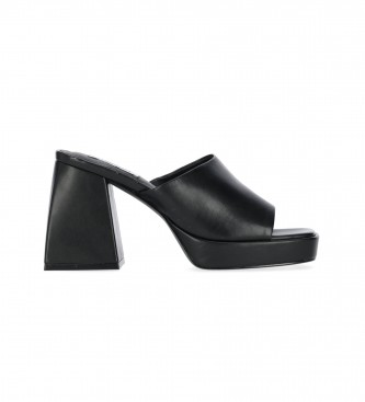 Chika10 Sandals Pum 02 black -Height heel 8cm