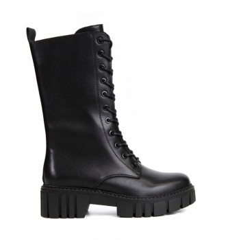 Chika10 Leather ankle boots Rockera 02 black