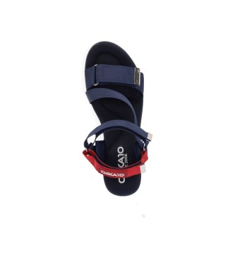 Chika10 Sandaler Roco 02 navy -Hjde kile 5cm
