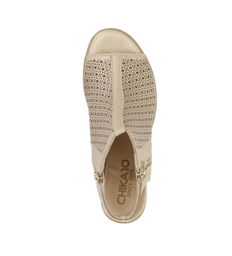 Chika10 Sandals Rosalinda 01 gold -Heel height 7cm