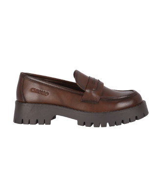 Chika10 Mocassins Sterk 01 Bruin