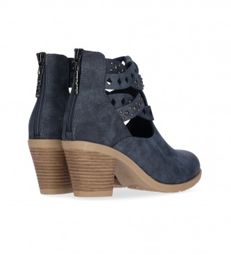 Chika10 TONIA 10 Ankle Boots Navy - Height 7cm heel 