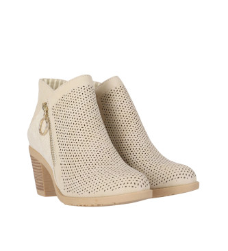 Chika10 Ankle boots Tonia 14 beige