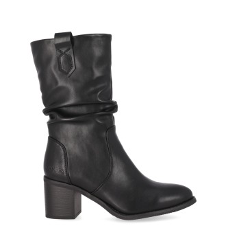 Chika10 Yang 02 Stiefelette Schwarz