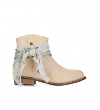 Chika10 Kids Lisy 12 Beige Ankle Boots