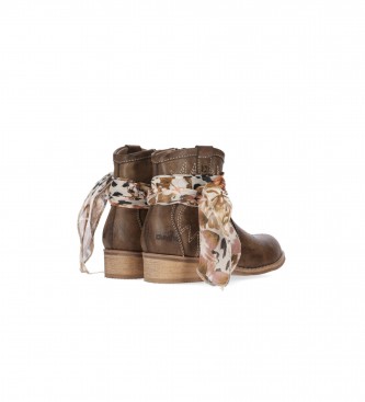 Chika10 Kids Lisy 12 Taupe Ankle Boots