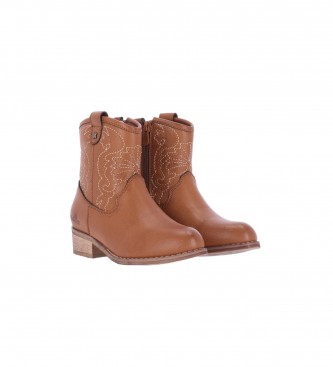 Chika10 Kids Lisy 17 light brown ankle boots