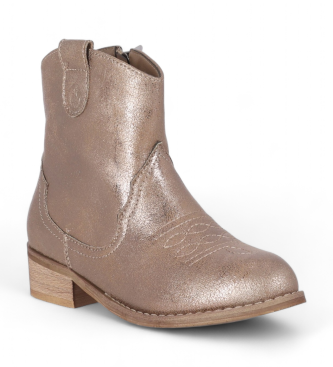 Chika10 Kids Lisy 18 taupefarbene Ankle Boots