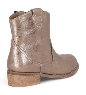 Chika10 Kids Lisy 18 taupefarbene Ankle Boots